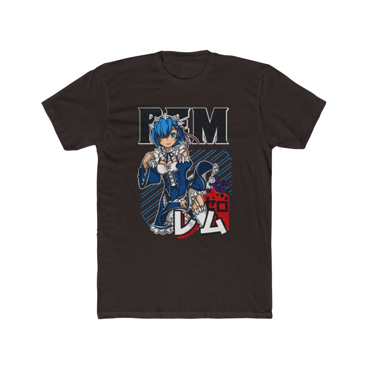 Rem Shirt, Re:Zero Shirt, Anime Shirt, Vintage T Shirt - Artsholic - Fan Art Merch - alternate angle 2, merchandise